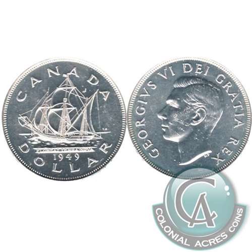 1949 Canada Dollar UNC+ (MS62)