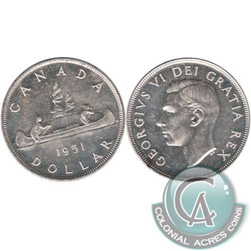 1951 SWL Canada Dollar AU-UNC (AU55)