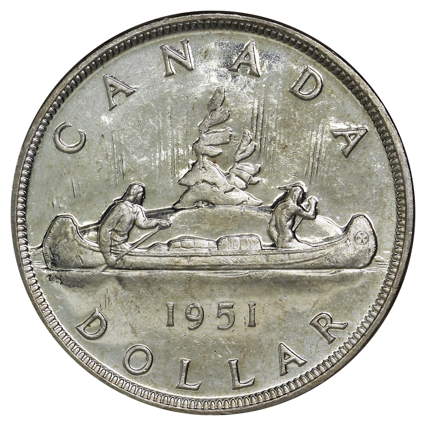 1951 SWL Canada Dollar Brilliant Uncirculated $