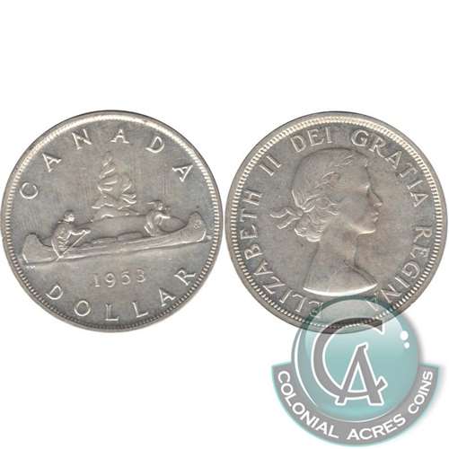1953 SS SWL Canada Dollar Extra Fine (EF40)