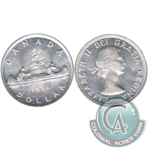 1954 Canada Dollar UNC+ (MS62)