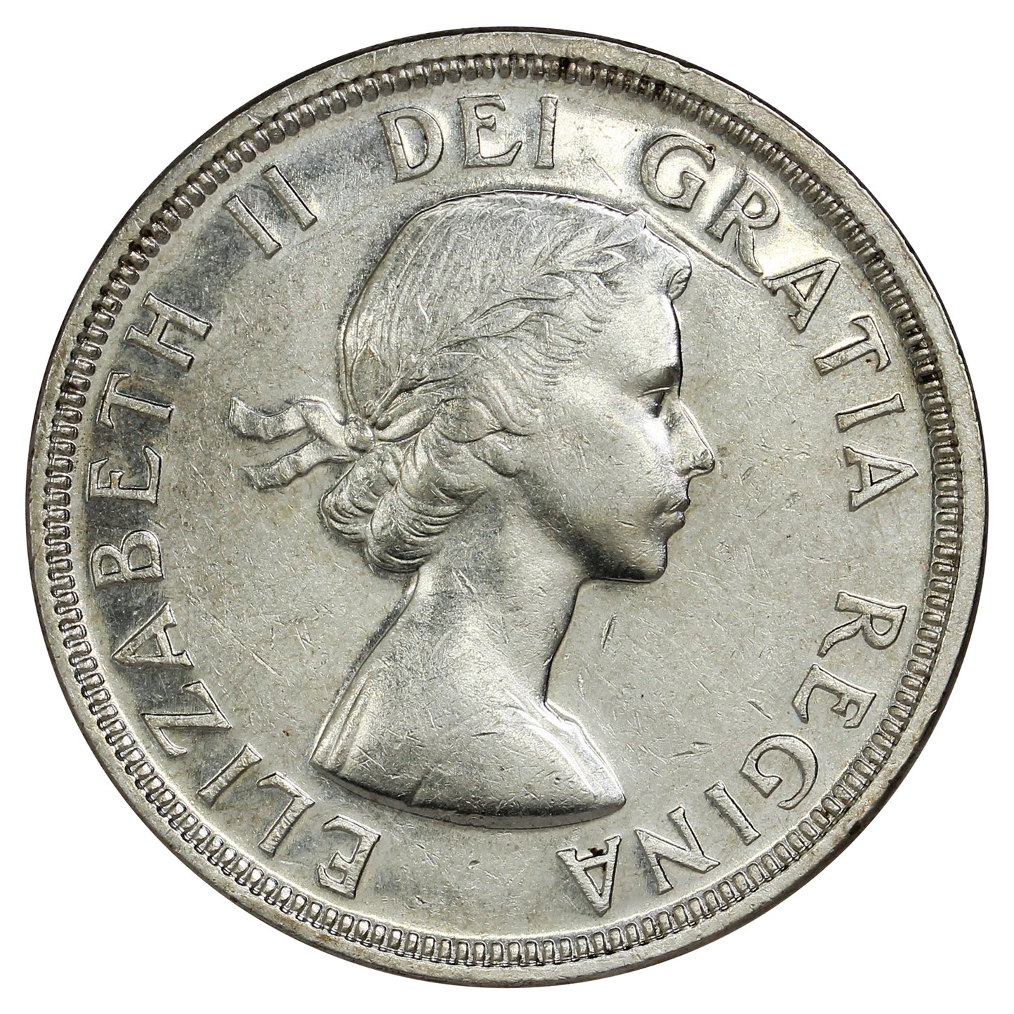 1955 Arnprior Without Die Break Canada Dollar EF-AU (EF45)