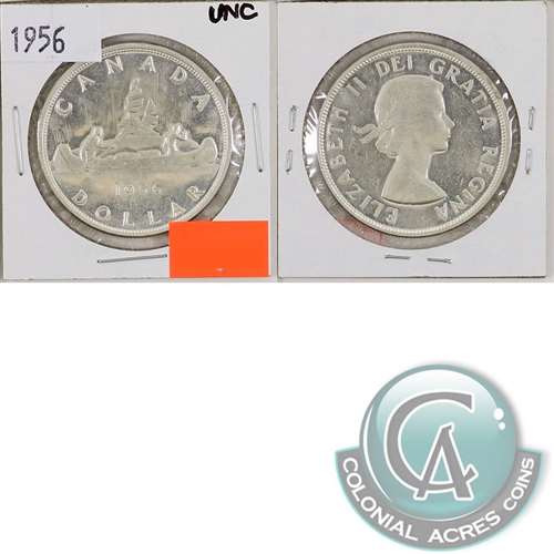 1956 Canada Dollar Uncirculated (MS60)