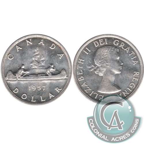 1957 Canada Dollar AU-UNC (AU55)