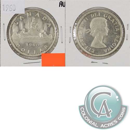 1960 Canada Dollar Almost Uncirculated (AU50)