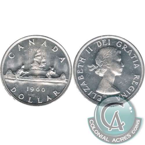 1960 Canada Dollar UNC+ (MS62)