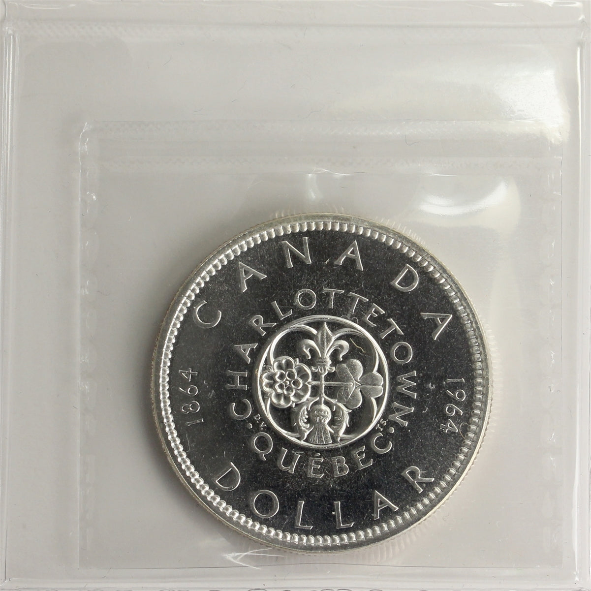 1964 Missing Dot Canada Dollar ICCS Certified PL65 Cameo