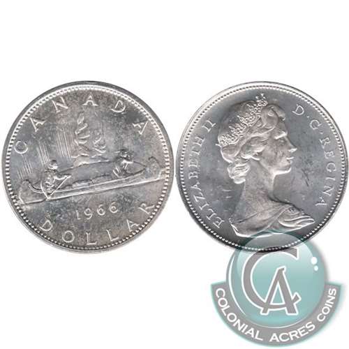 1966 Canada Dollar Uncirculated (MS60)