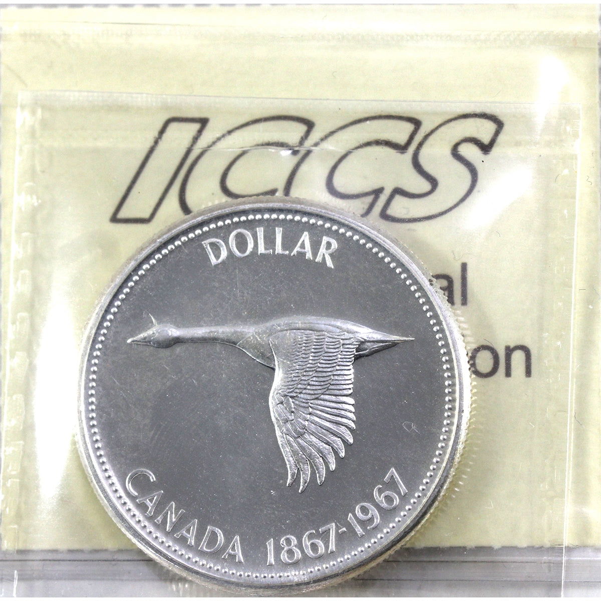 1967 Canada Dollar ICCS Certified PL66 Cameo