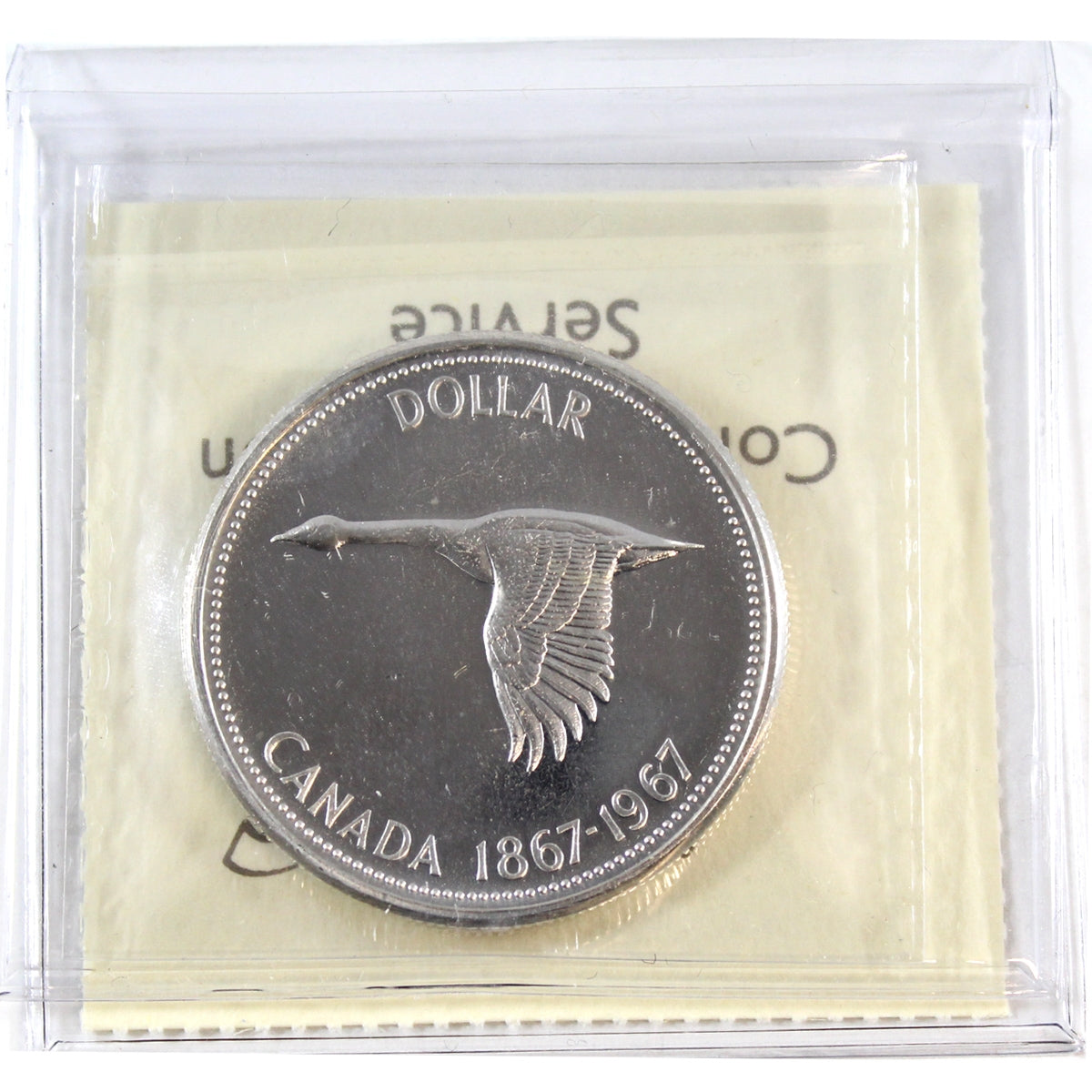 1967 Canada Dollar ICCS Certified PL66 Heavy Cameo