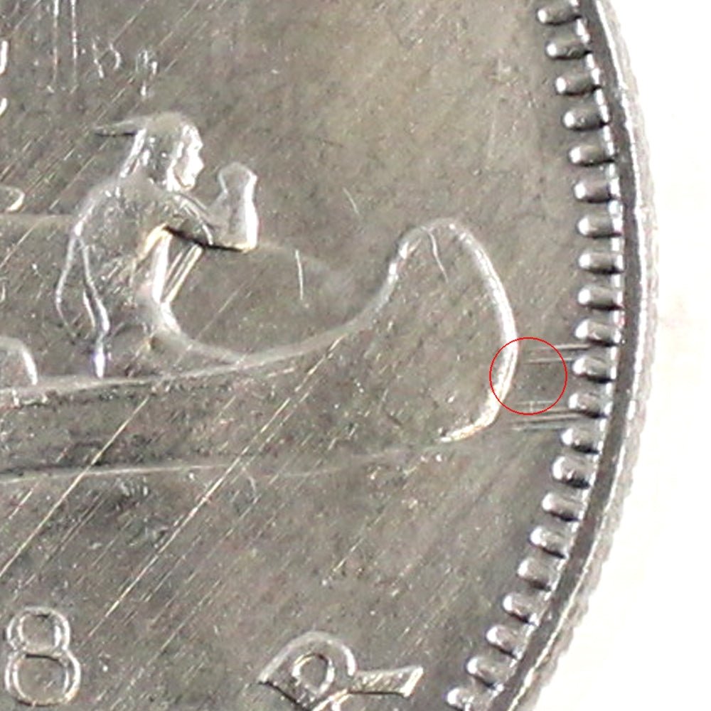 1968 No Island Canada Nickel Dollar Choice BU (MS64)