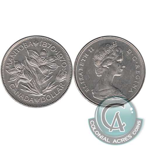 1970 Canada Nickel Dollar UNC+ (MS62)