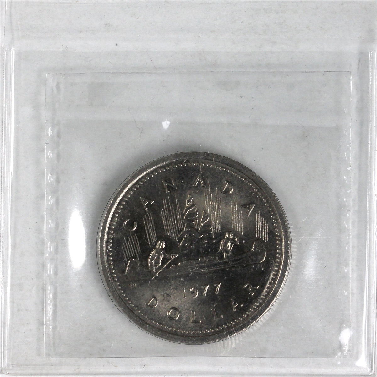 1977 Canada Nickel Dollar ICCS Certified MS63 CH# Obv-002