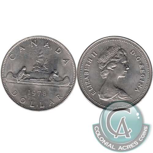 1978 Canada Nickel Dollar UNC+ (MS62)