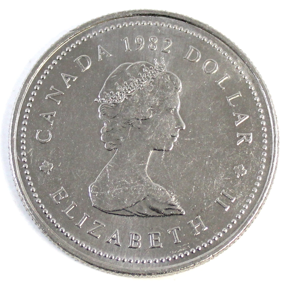 1982 Constitution Canada Nickel Dollar Brilliant Uncirculated (MS63)