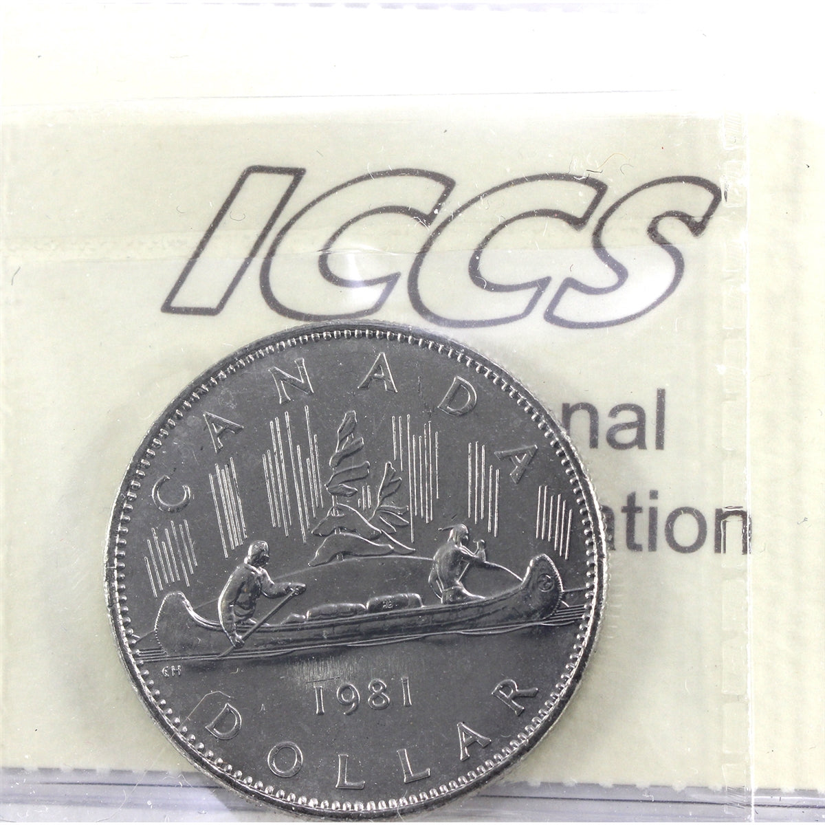 1981 Canada Nickel Dollar ICCS Certified MS64