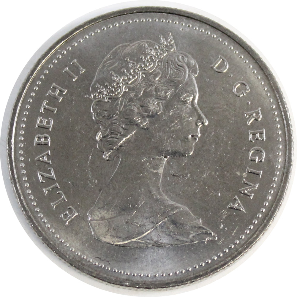 1984 Voyageur Canada Nickel Dollar Uncirculated (MS60)