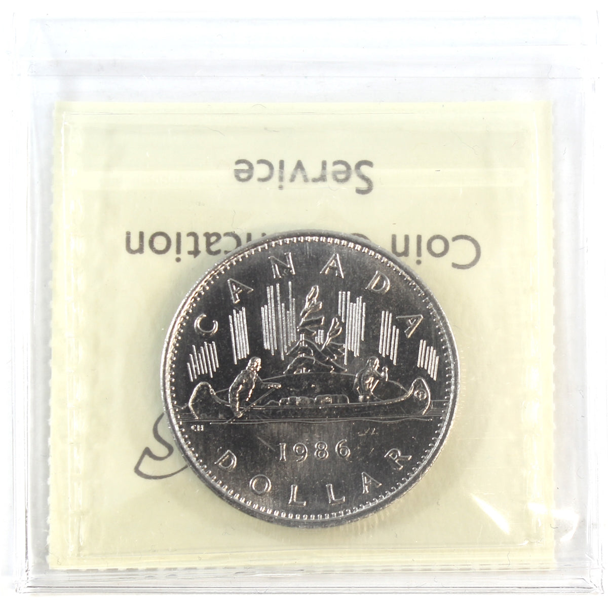 1986 Canada Nickel Dollar ICCS Certified MS64