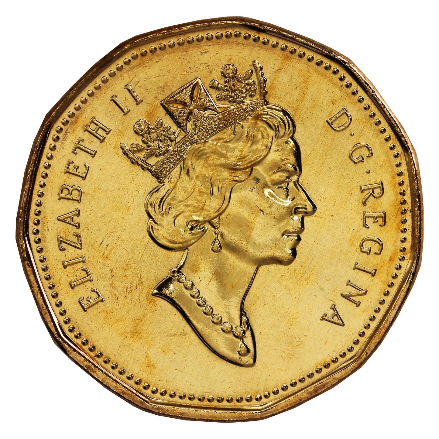 1990 Canada Loon Dollar Brilliant Uncirculated (MS63)