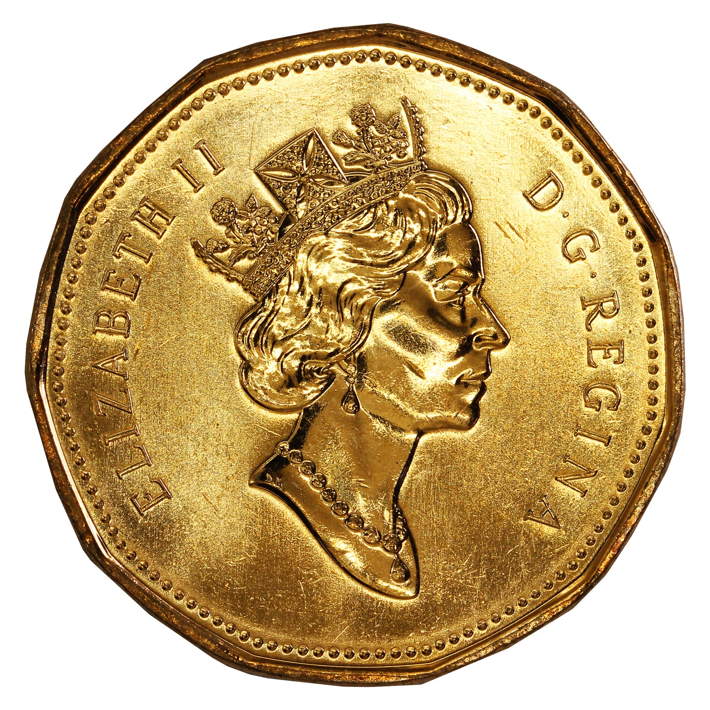 1991 Canada Loon Dollar Brilliant Uncirculated (MS63)