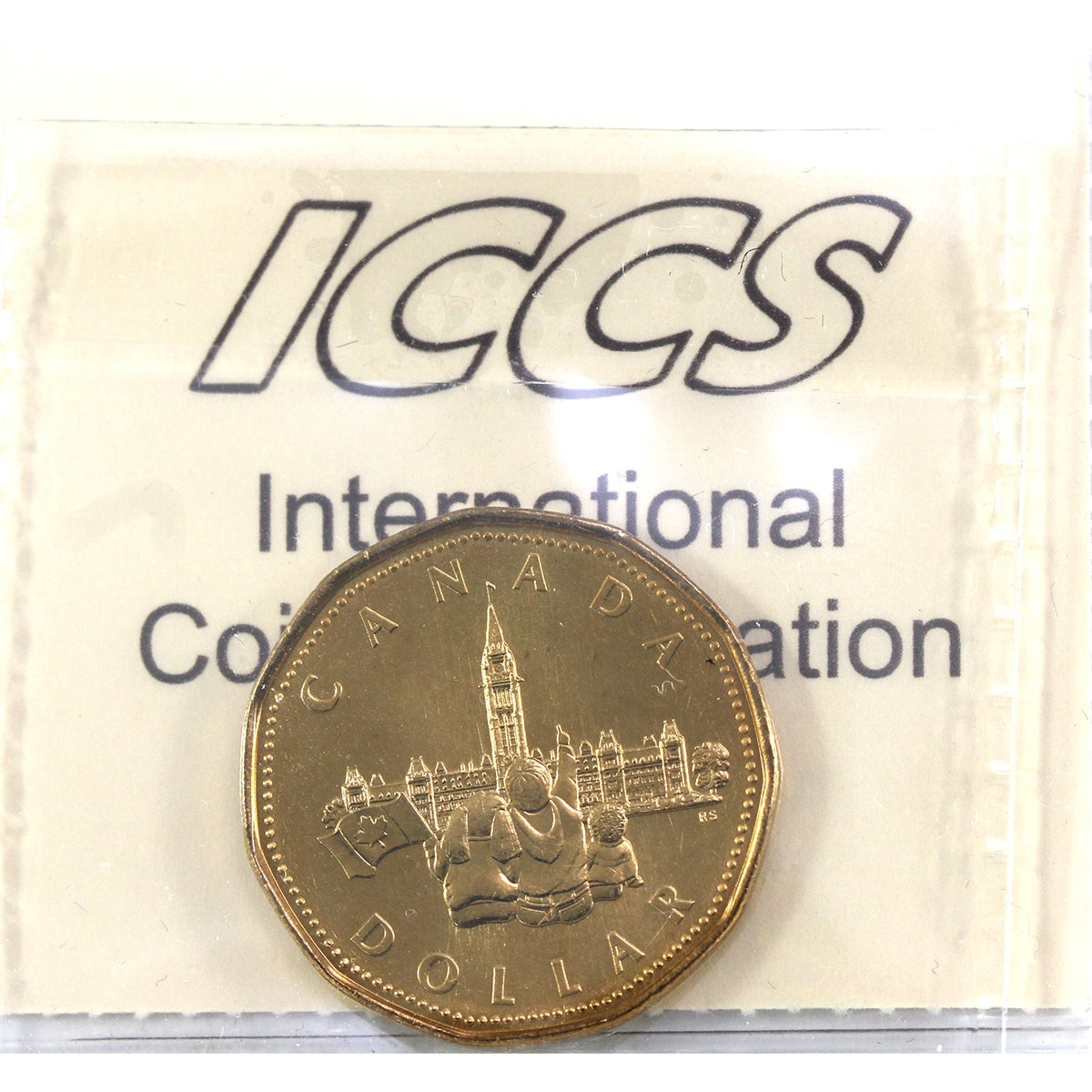 1992 Canada Confederation Dollar ICCS Certified MS65