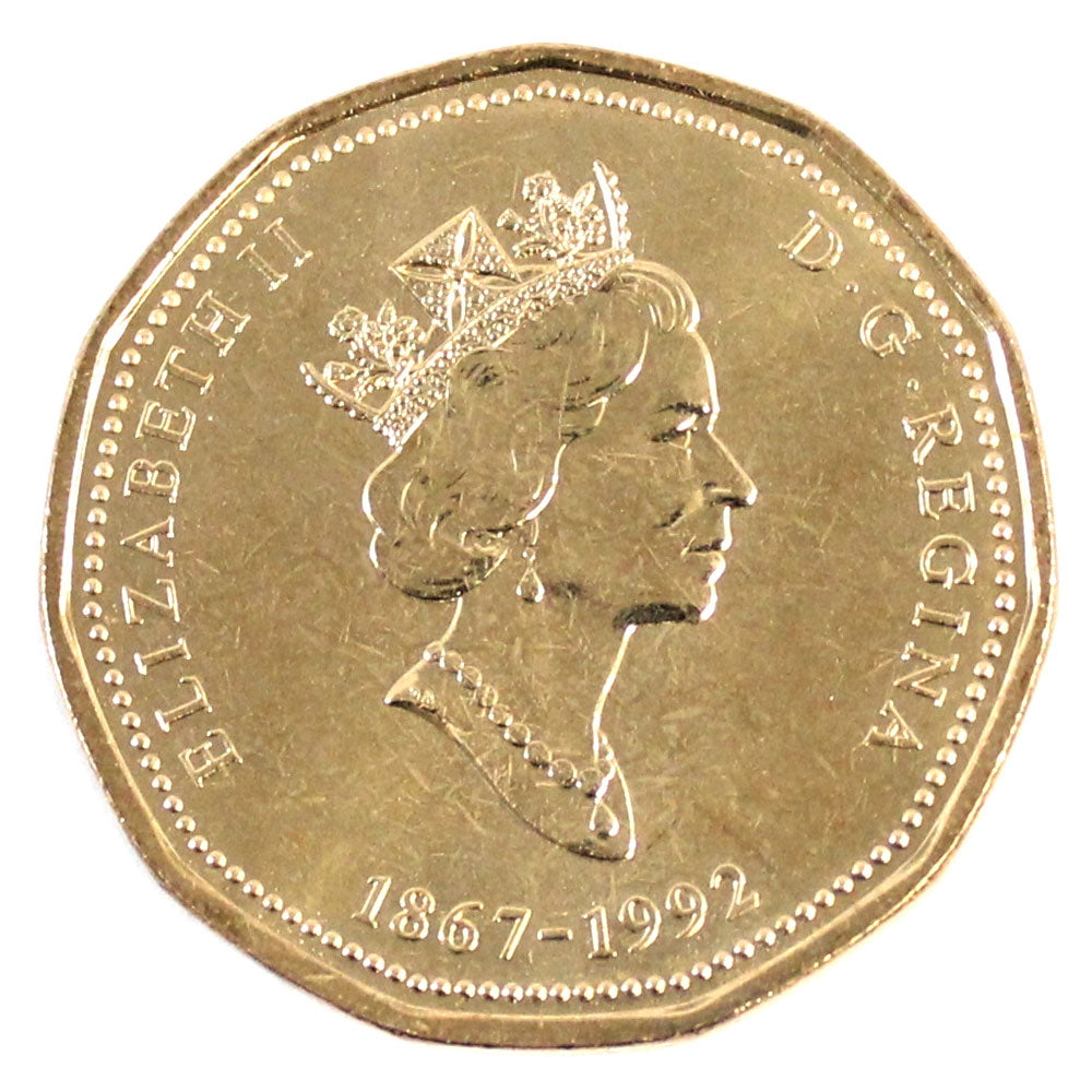 1992 Canada Parliament Dollar Brilliant Uncirculated (MS63)