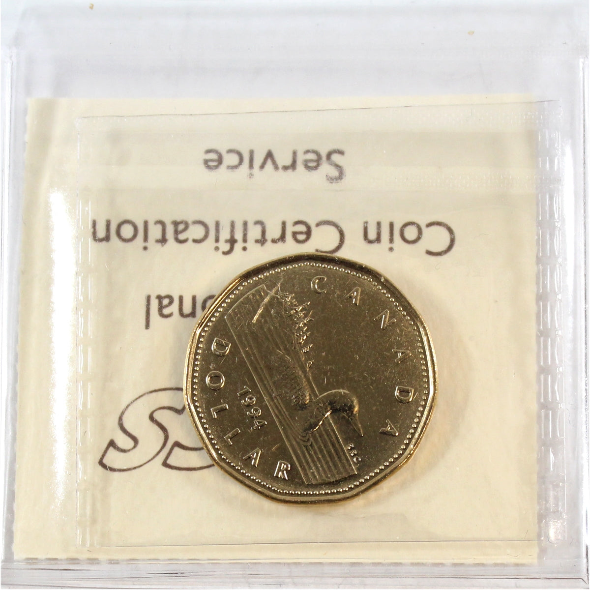 1994 Canada Loon Dollar ICCS Certified MS65