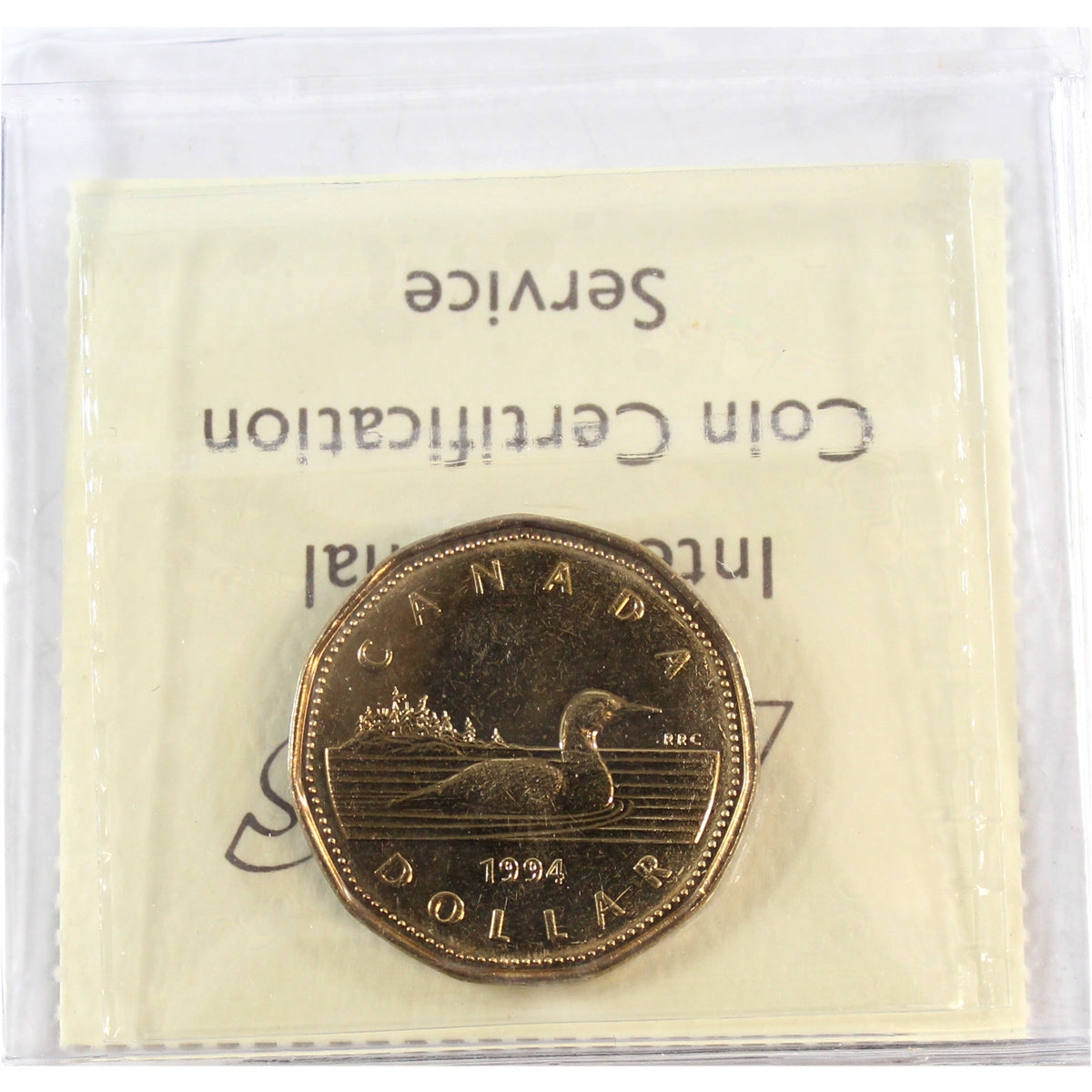 1994 Canada Loon Dollar ICCS Certified MS66