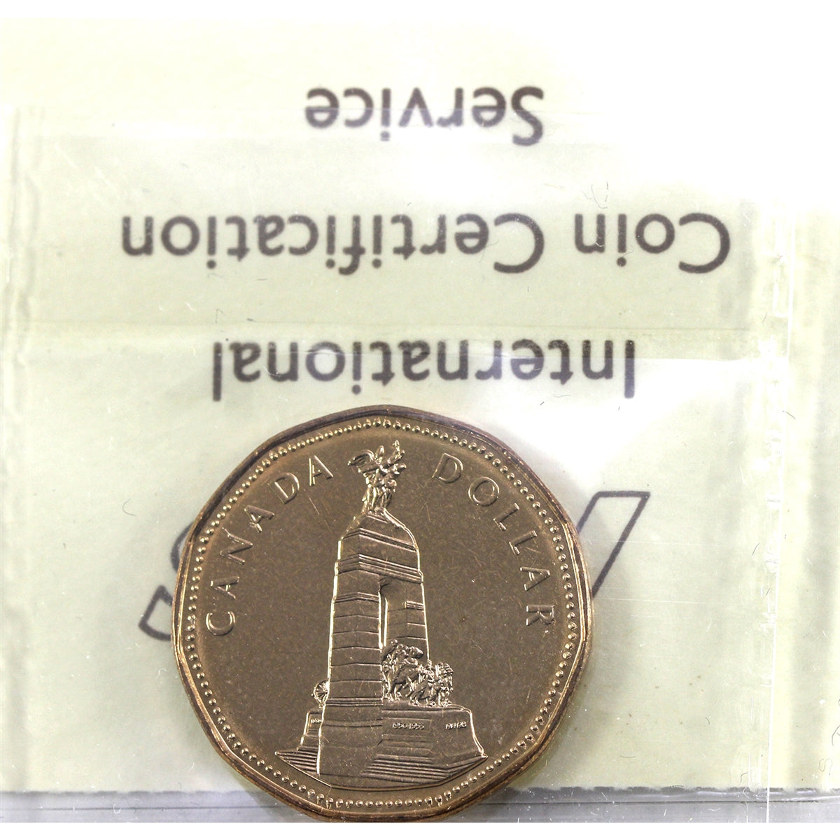 1994 Remembrance Canada Dollar ICCS Certified MS65