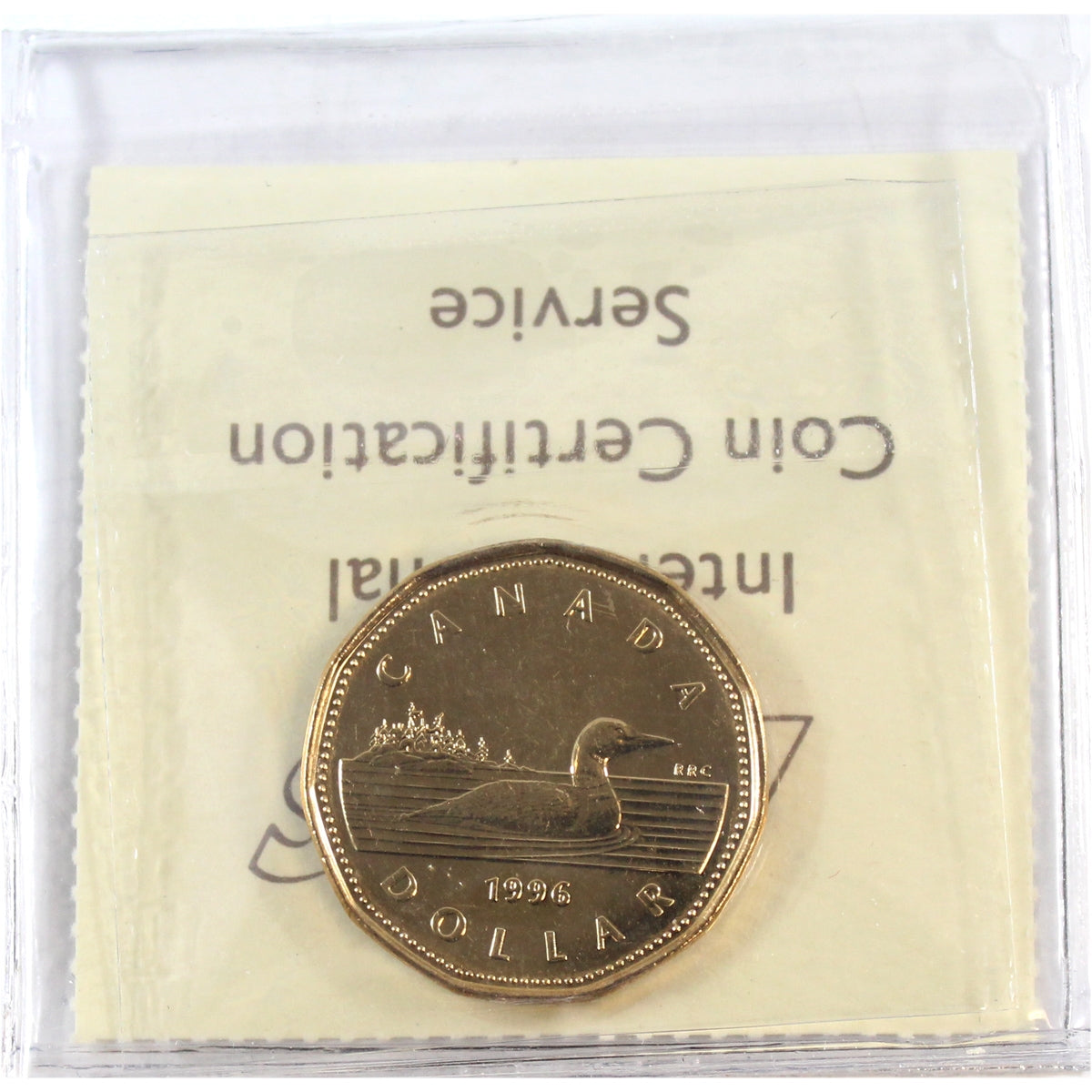 1996 Canada Loon Dollar ICCS Certified MS66