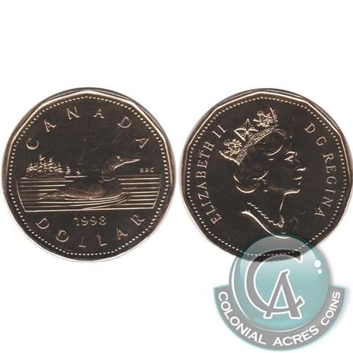 1998 Canada Loon Dollar Proof Like (Mint Set Issue Only)