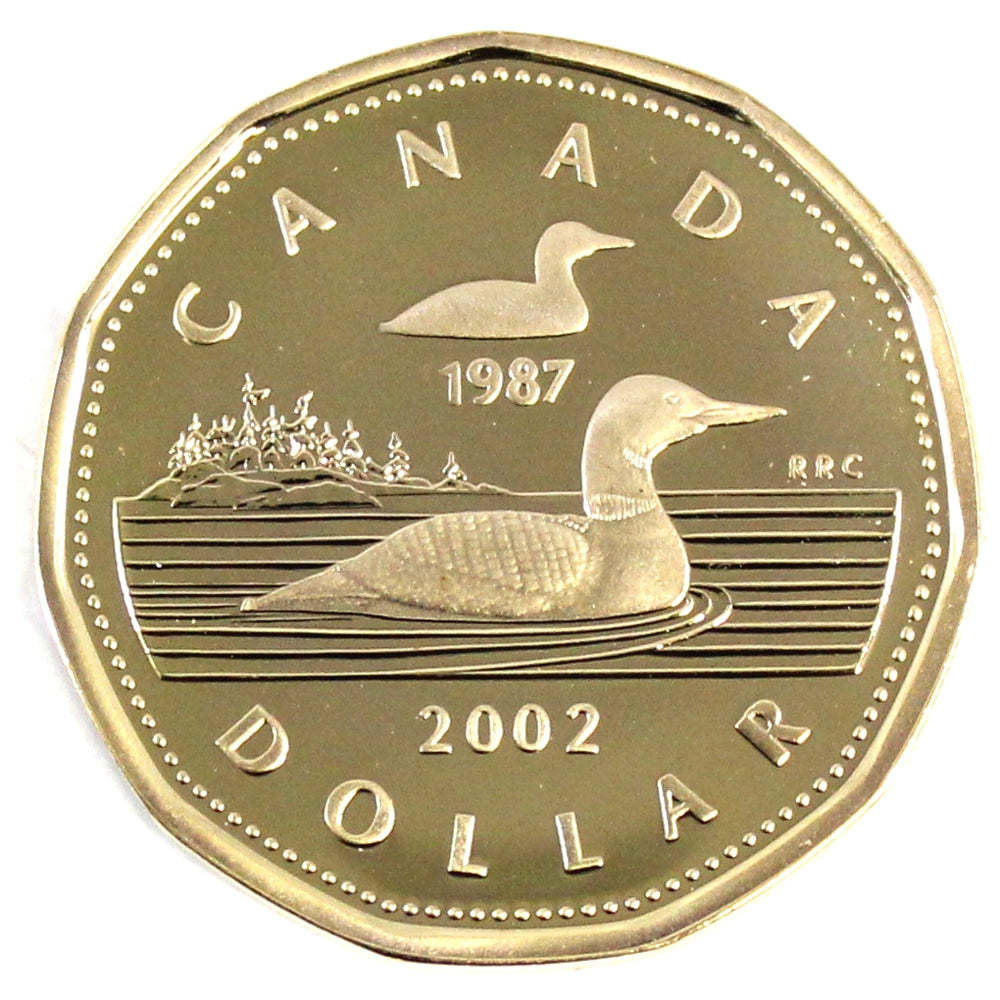 1987-2002 Canada Going For Gold Dollar Proof (Miracle at Centre Ice)_