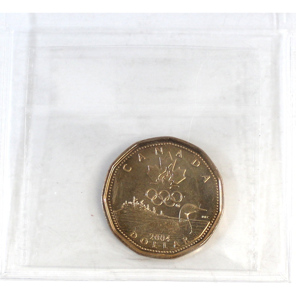 2004 Canada Olympic Loon Dollar ICCS Certified MS65