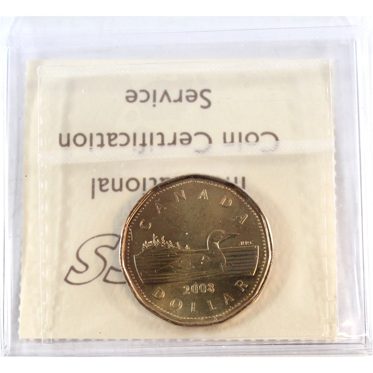 2008 Canada Loon Dollar ICCS Certified MS66