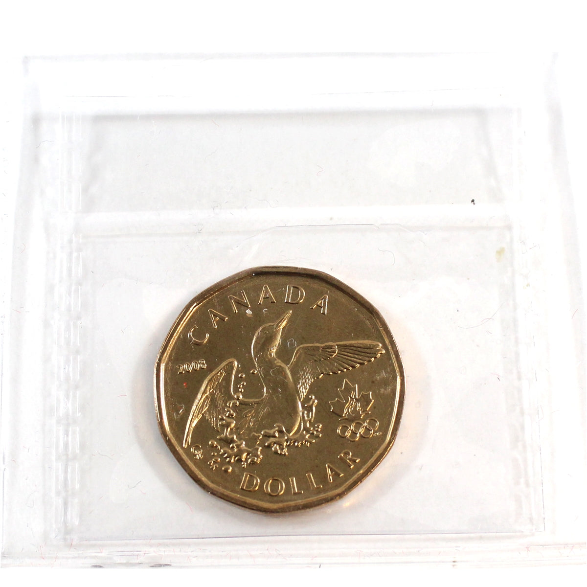 2008 Olympic Canada Loon Dollar ICCS Certified MS66