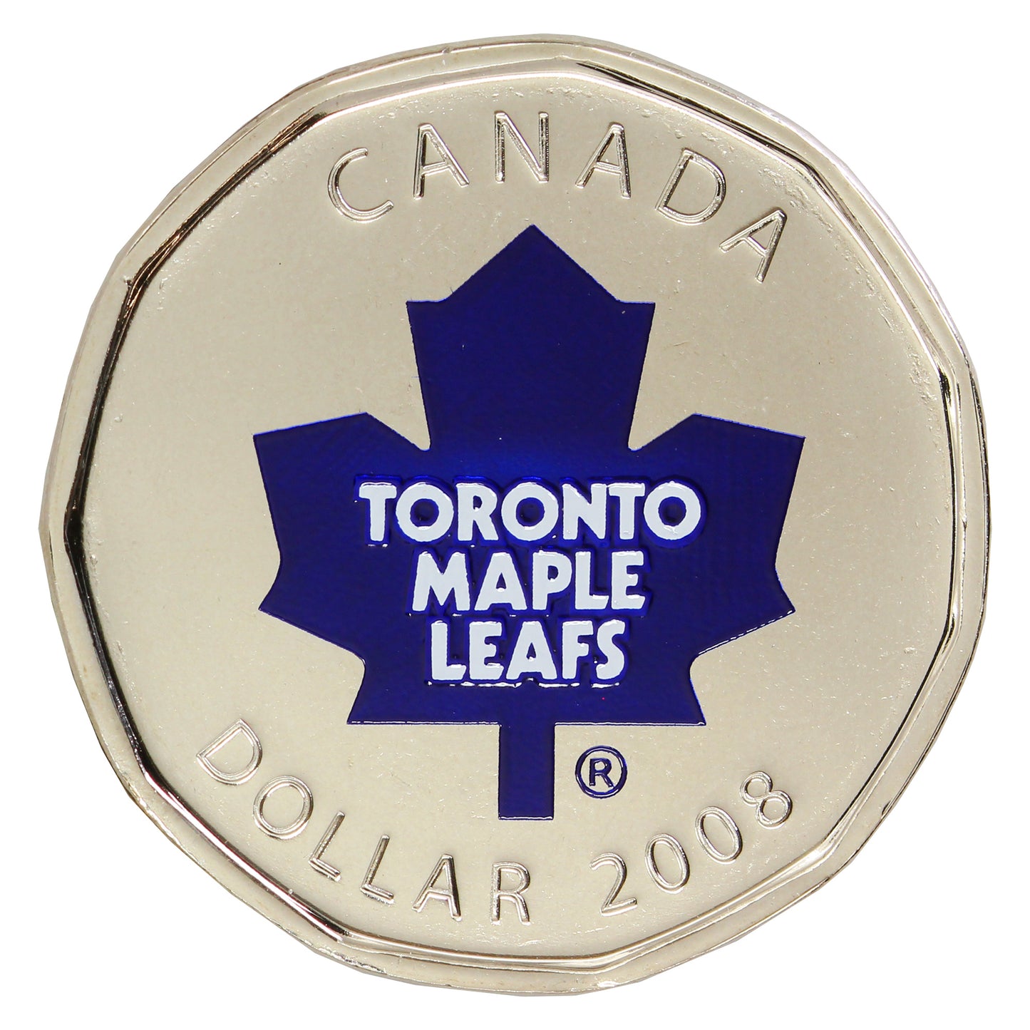 2008 Canada Toronto Maple Leafs Dollar Proof Like (from Puck) $