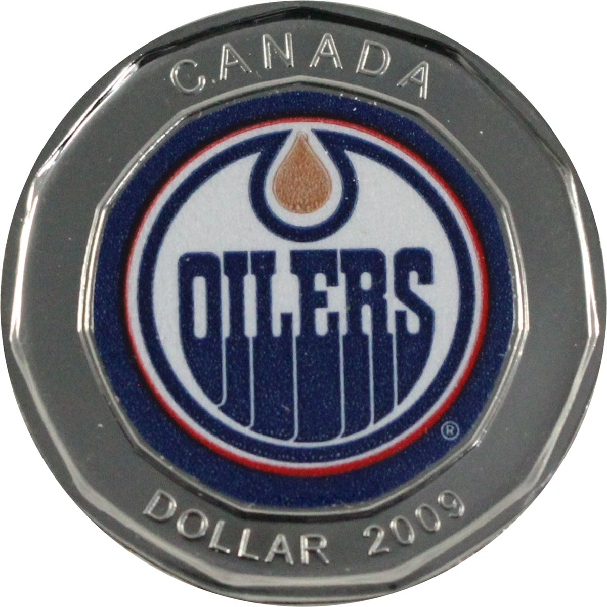 2009 Canada Edmonton Oilers Dollar Proof Like (from Keychain) $