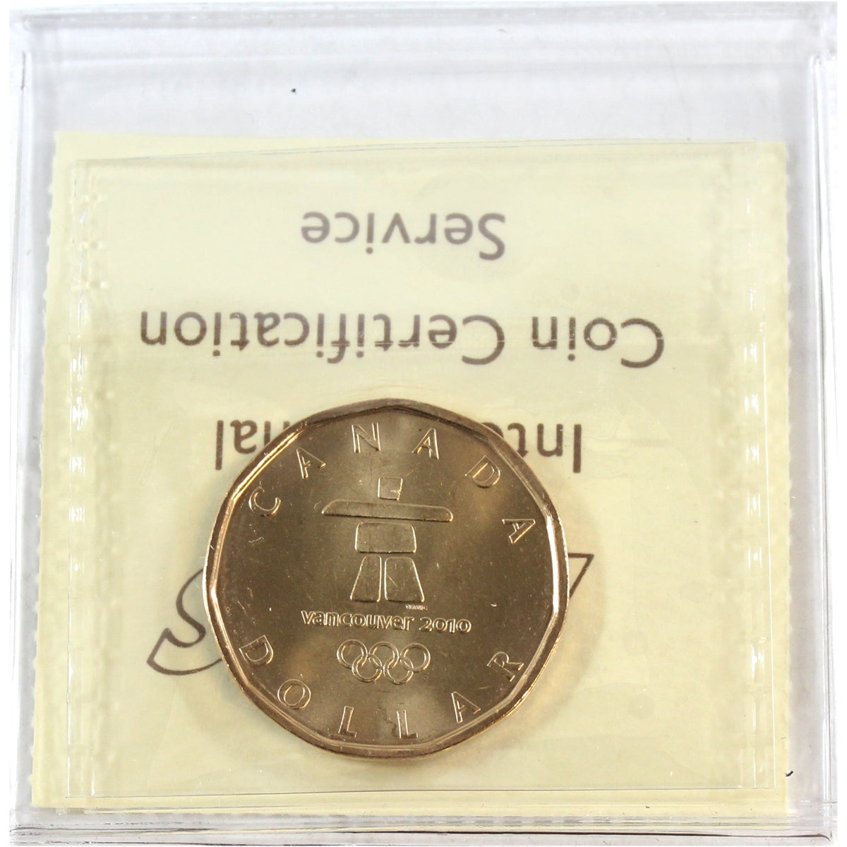 2010 Canada Olympic Loon Dollar ICCS Certified MS66