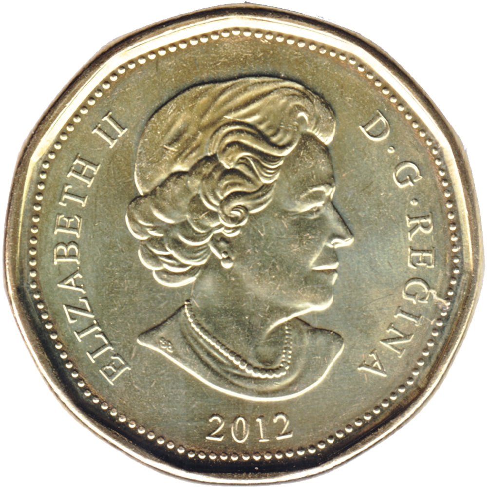 2012 Canada Grey Cup Loon Dollar Brilliant Uncirculated (MS63)