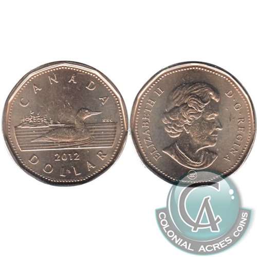 2012 Canada Loon (Old Generation) Dollar Brilliant UNC. (MS63)