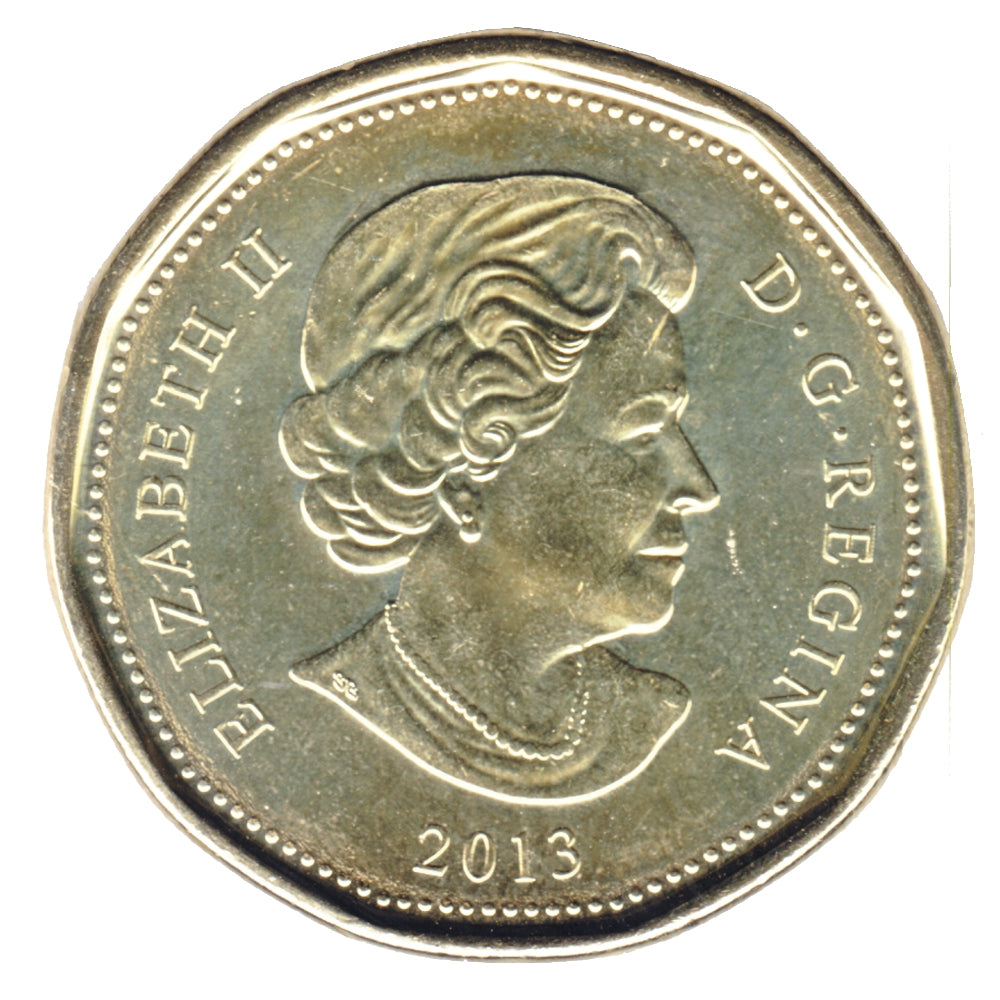 2013 Canada Loon Dollar Brilliant Uncirculated (MS63)