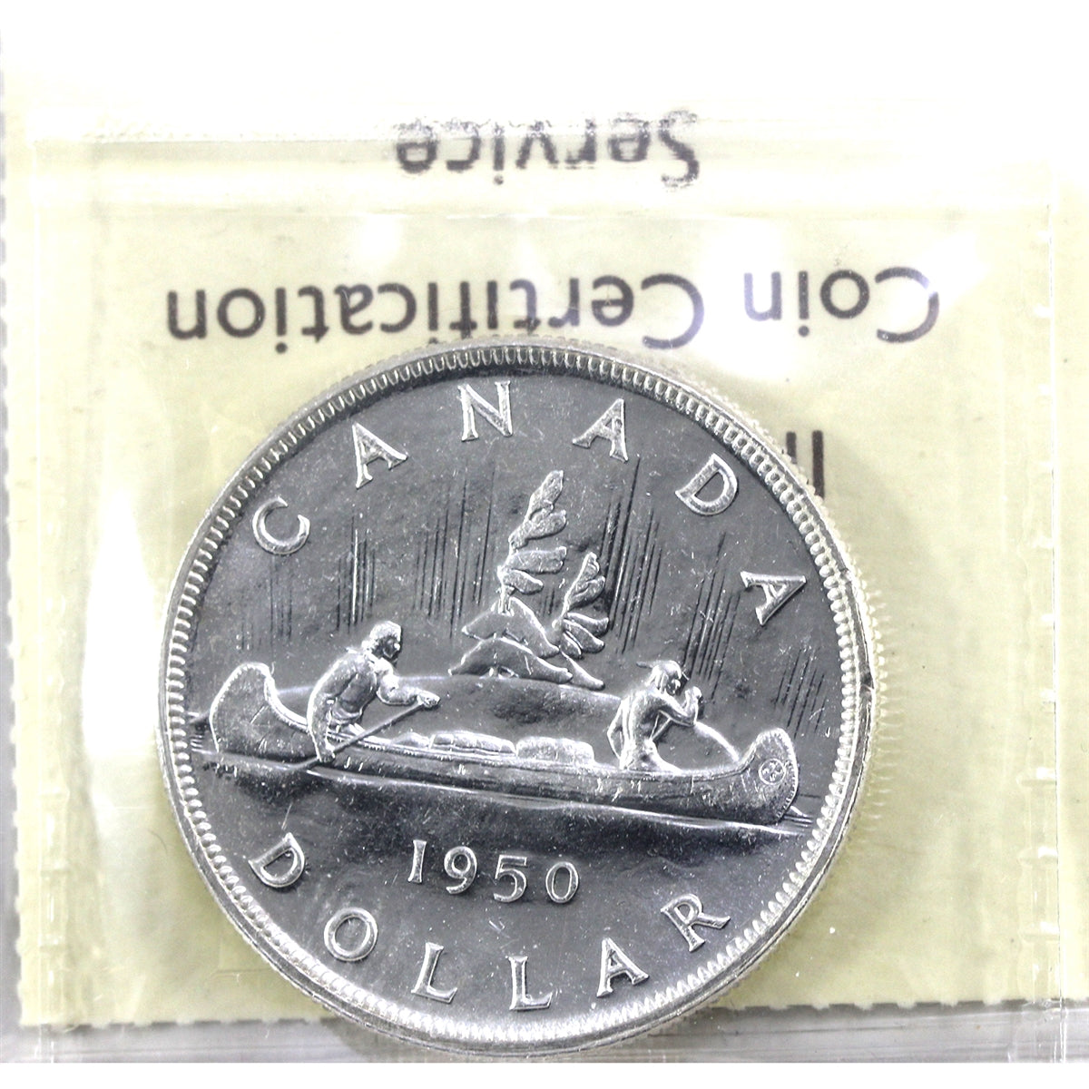 1950 Canada Dollar ICCS Certified MS60