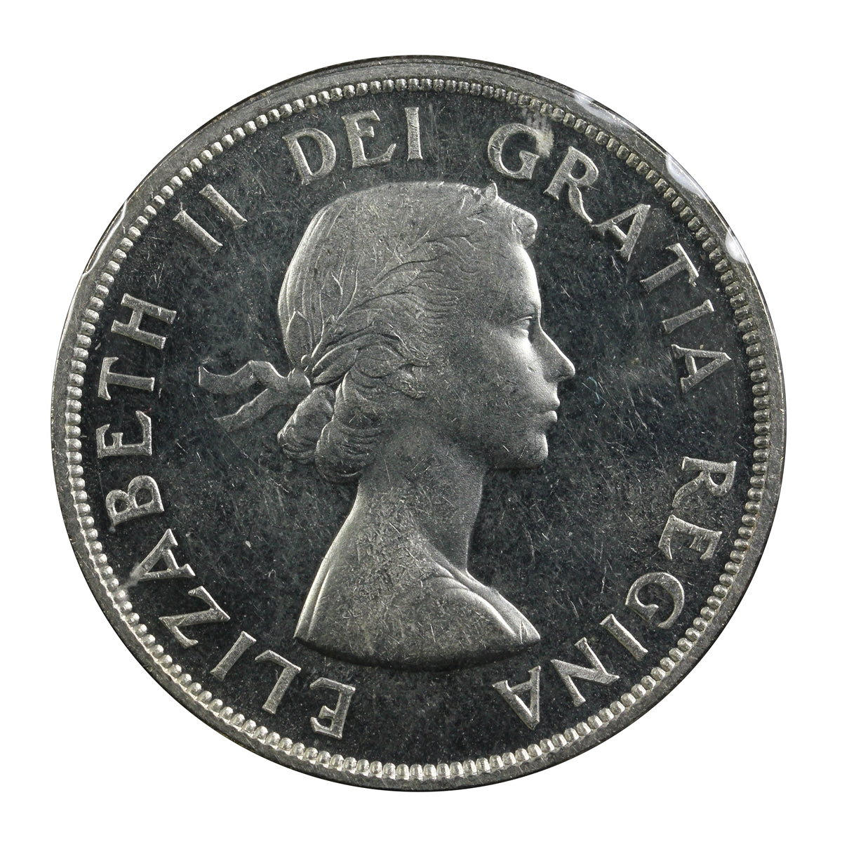 1956 Canada Dollar Uncirculated (MS60) Cameo