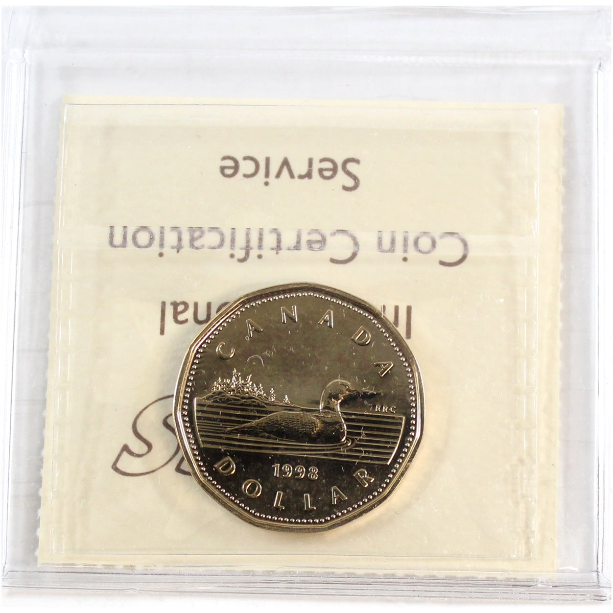1998W Canada Loon Dollar ICCS Certified MS66 NBU