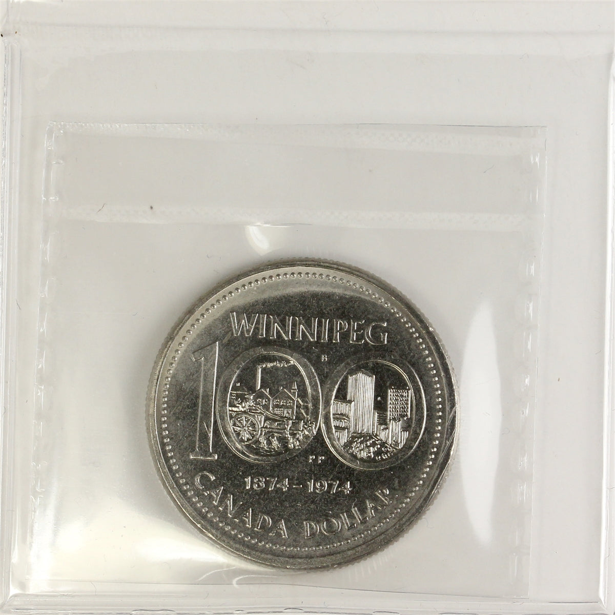 1974 Canada Nickel Dollar ICCS Certified MS63 CH# 1974 Rev-016 (VCR #15)