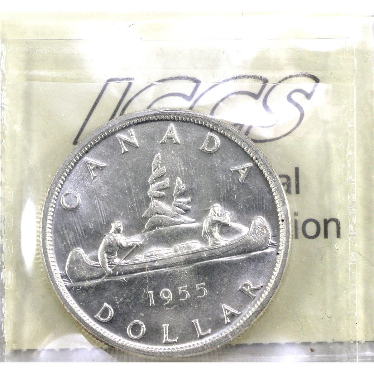 1955 Canada Dollar ICCS Certified MS62