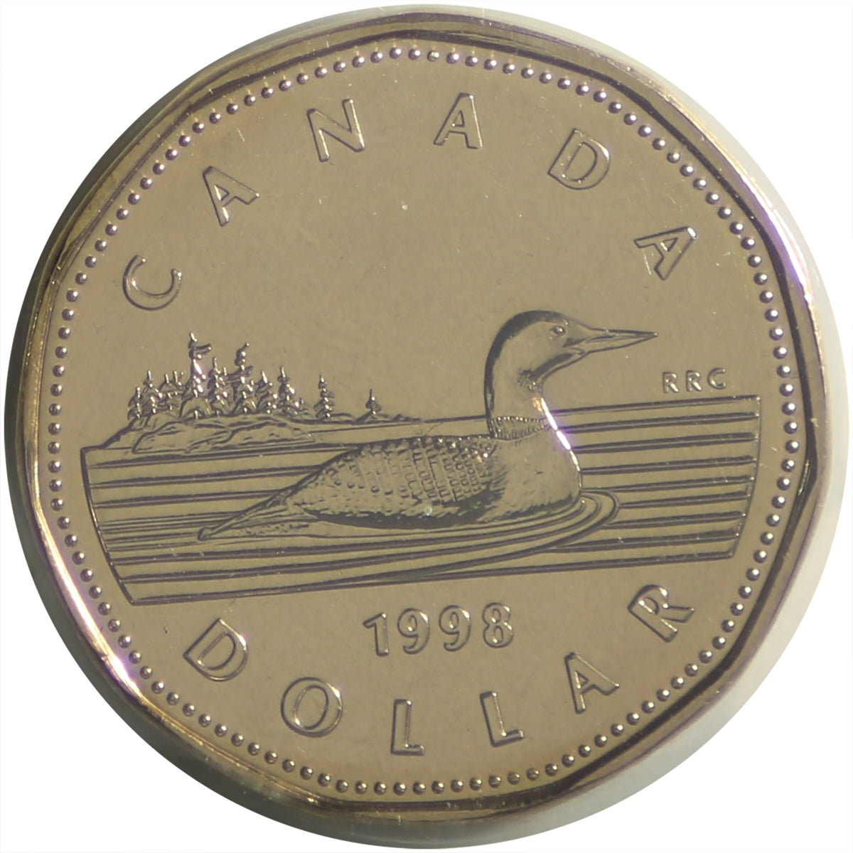 1998 Canada Loon Dollar ICCS Certified MS67 NBU