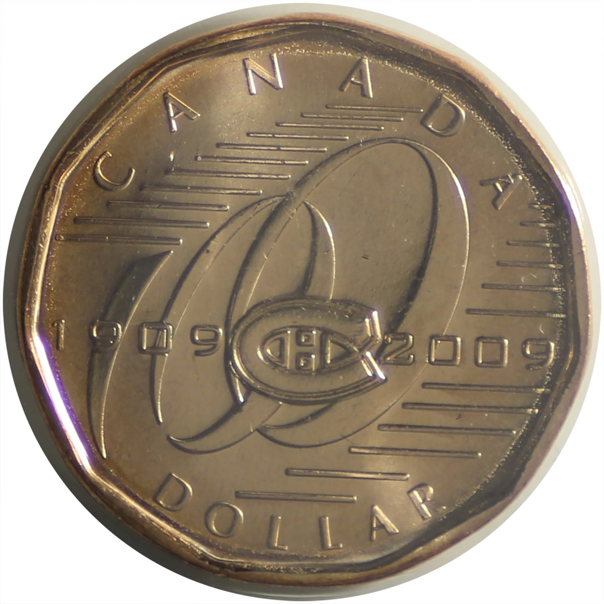 2009 Montreal Canadiens Canada Loon Dollar ICCS Certified MS64