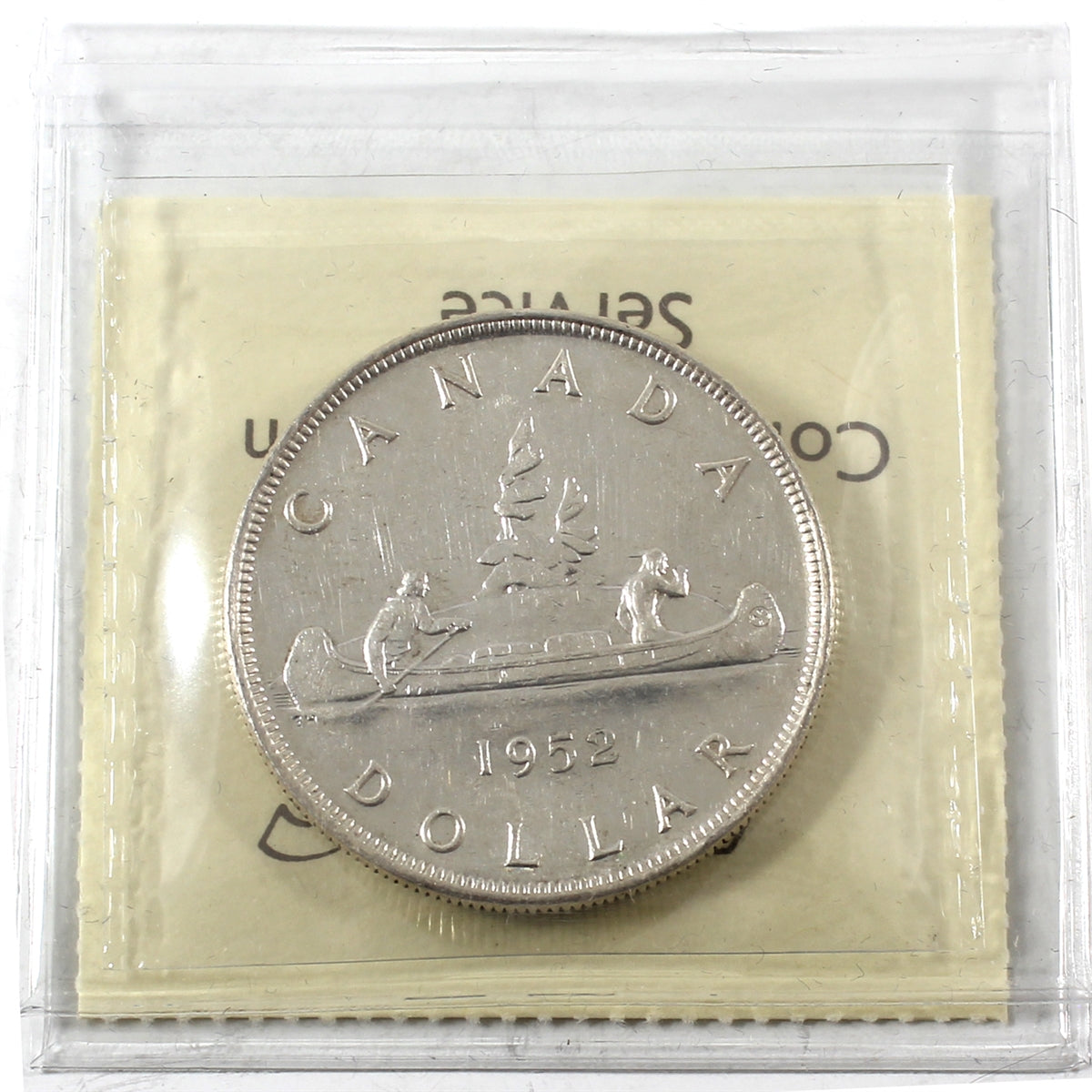 1952 SWL Canada Dollar ICCS Certified AU55