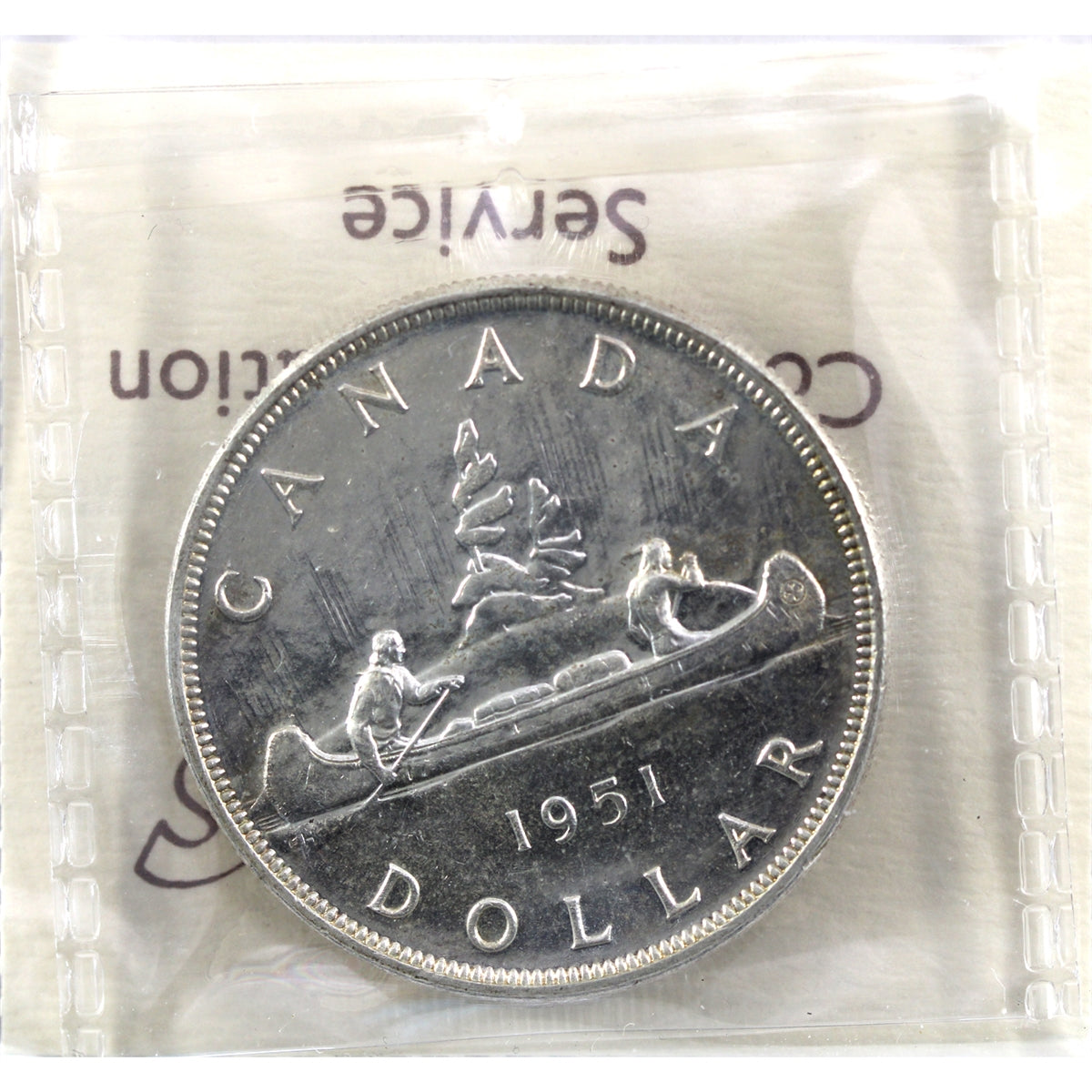 1951 Canada Dollar ICCS Certified MS60